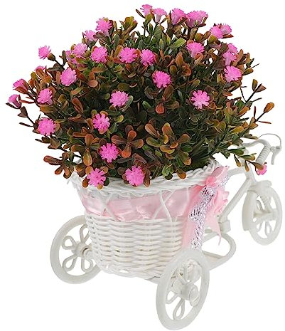 Alipis Simulated Plant Pots Fake Potted Plants Artificial Bonsai Tabletop Ornament for Summer Decorations at Home Flower Decorations for Party Desktop Adornments