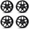 4x Borbet Felgen Y 6.5x16 ET40 5x108 black glossy kompatibel mit Ford C-Max Focus Kuga Mondeo Puma S-Max Tourneo Transit