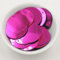 Paillettes Da 30 Mm Per Paillettes Rotonde Grandi Con 1 Foro Laterale Accessori Per Cucire Abiti Fai Da Te-Fucsia-30mm