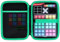 Lebakort Hart Tasche Hülle Etui für GiiKER Smart Sudoku Puzzle Spiele (Schwarzer + grüner Reißverschluss)