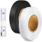 LTMMC 2 Pack Wonder Web with Tape Measure No Sew Double Sided Tape for Clothes, Iron on Hemming Tape for Trousers, Hemming Web for Fabric Patchwork Repair (20mm x 30m, White and Black)
