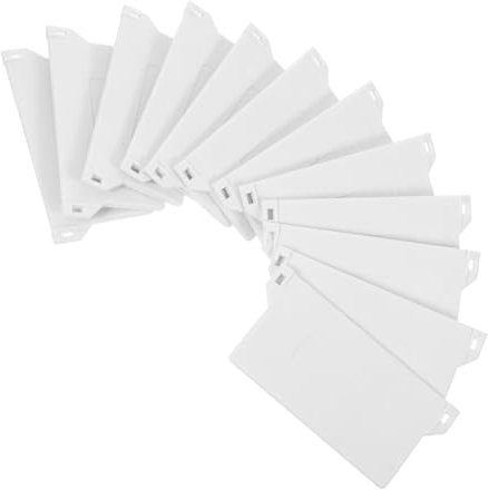 HOMSFOU 89mm Vertikale Jalousie Bodenplatten Jalousie Zubehör Weiß Vertikale Jalousie Bodengewichte Jalousie Ersatzteile