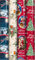ANGIX Christmas Wrapping Paper, 4 x 7m Rolls, Cute Xmas Characters, for Gifts & Festive Decoration