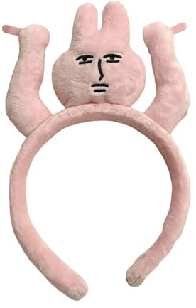 WWHJR Lustiges Haarband für Make-up, Party, Kostüm, einzigartiger Pony, Clip, Kopfbedeckung, Pony, Clip, kreatives Stirnband für Make-up, Plüsch