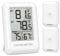 Ankilo Funk Thermo-Hygrometer,Wetterstation mit 2 Funk-Außensensor,Thermometer innen außen,℃/℉ Schalter, Thermometer für Zuhause, Büro,Reichweite bis zu 100m