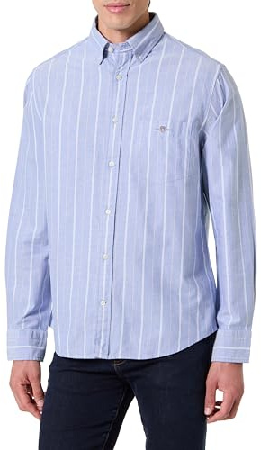 Gant Herren Reg Classic Oxford Stripe Shirt Hemd (1er Pack)