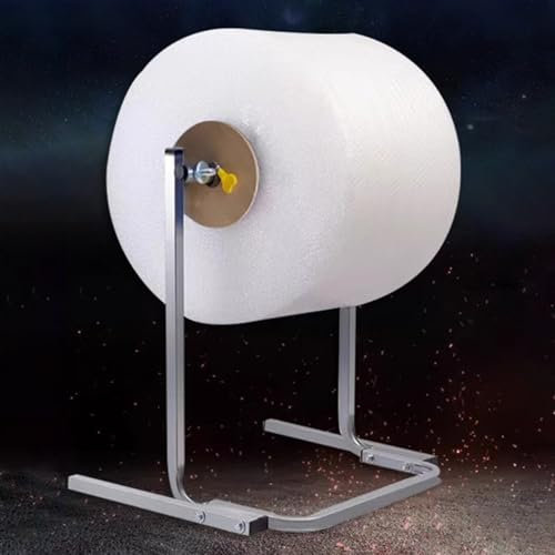 Handabroller für Stretchfolie 68cm Hoch Luftpolsterfolien-Rollenständer, Abnehmbare Folienverpackungsmaschine zum Verpacken, Umziehen Und Versenden, Kommerziell Klein Perlenwattehalter(Within 30cm/11.