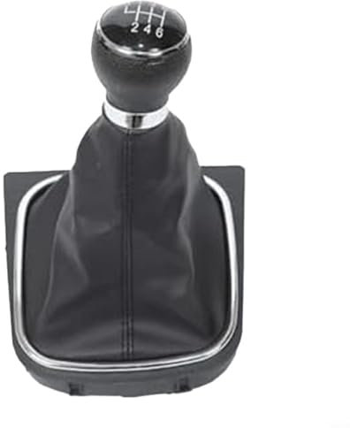 Pomo de palanca de cambios de 5/6 velocidades para Rabbit para Golf 5 para Jetta MK5 2004-2010 para Golf 6 para Jetta MK6 2010-2014 para Golf 6 (línea negra de 6 velocidades)