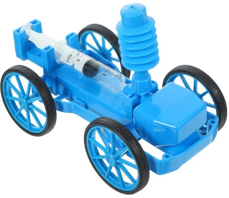 DIKACA 1 Satz Aero-Auto experimente Experiment Kinderphysik kinderautos Children Bumper car laubsägen für Toy car luftbetriebenes Auto Bastelpuzzle Plastik
