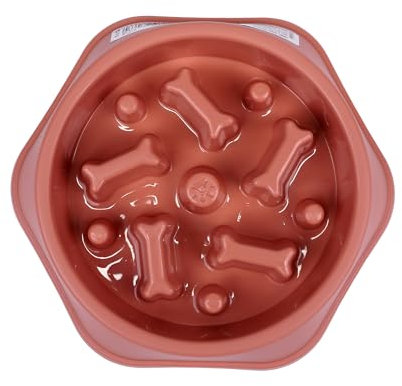 Tazón de alimentación Lenta para Perros y Gatos Comedero de Perros para ralentizar la Comida (Modelo 6)