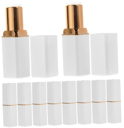 NIYANGLE 30pcs DIY Lip Gloss Tubes Honey Lip Balm Holder Keyring Empty Gloss Bottles