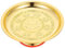 KOCKSHION 1 Pieza Bandeja Decorativa de Aleación de Zinc para Almacenamiento de Frutas y Ofrecimientos Diseño Clásico Dorado para Sacrificios al