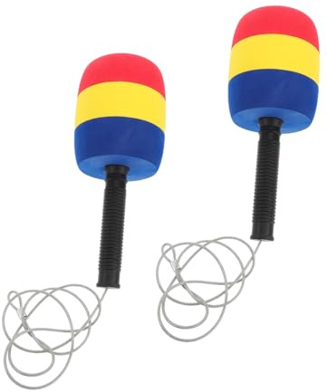 FUNOMOCYA Juego de Golpear Topo 2 Piezas de Espuma y Plástico, Martillos | Niños Pequeños, Agarre Fácil y Ligero, Uso en Fiestas Infantiles, Golpeo Recreativo y Juego Versátil
