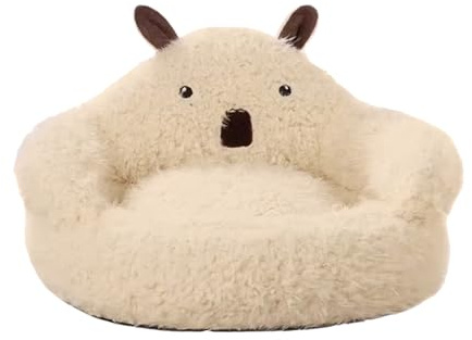 Generisch Katzensofa Winter, 40X40X23cm Hundesofabett Weiß, Weich Und