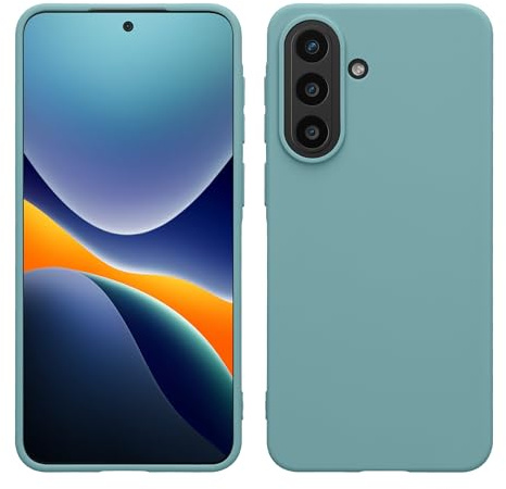 kwmobile Hülle für Samsung Galaxy A57 5G TPU Case - Handyhülle unterstützt kabelloses Laden, Flexible Schutzhülle, gummiertes Cover in Arctic Night