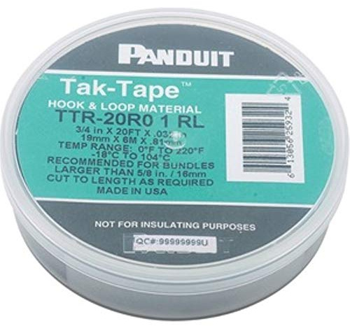 PANDUIT TTR-20R0 Kabelbinder (6 m, 0,81 mm, 19 mm) Schwarz
