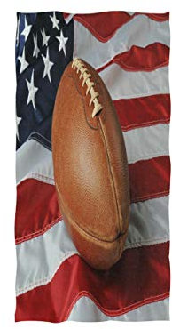 Mnsruu Handtuch mit USA-Flagge, weich, für Bad, Hotel, Spa, Fitnessstudio, Sport, 76 x 38 cm