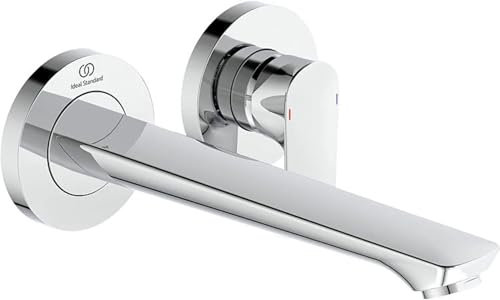 Ideal Standard - Serie Connect Air Parte Esterna Miscelatore a Parete PE - Bocca da 22 cm, Cromo