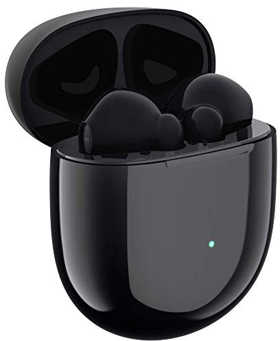 TCL - MoveAUDIO S200 Kabellose Kopfhörer (Geräuschunterdrückung, Bluetooth 5.0, Schnellladung, extra dünne Ladehülle, IP54, Touch) schwarz
