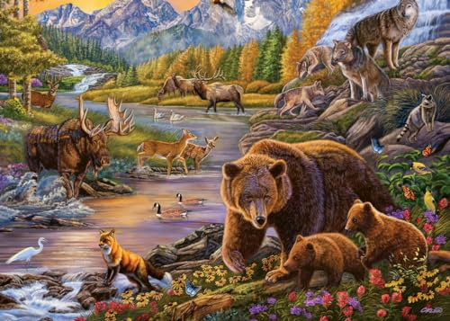 Ravensburger Puzzle Wildernis - Puzzle - 500 Teile extra groß