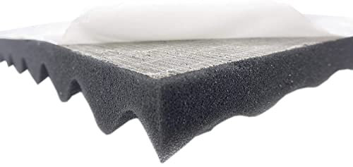 Dibapur Premium FSE Noppen Schaumstoff Selbstklebend Flammhemmend ca 100x200x3cm MVSS302 Raum Akustik Schall Dämmung