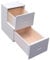 Escalera Cama Litera Gabinete de Almacenamiento de Escalera de 2 Escalones con 2 Cajones, Armario de Almacenamiento de Unidad Organizadora de Madera Maciza para Dormitorio / Pasillo / Sala de Estar