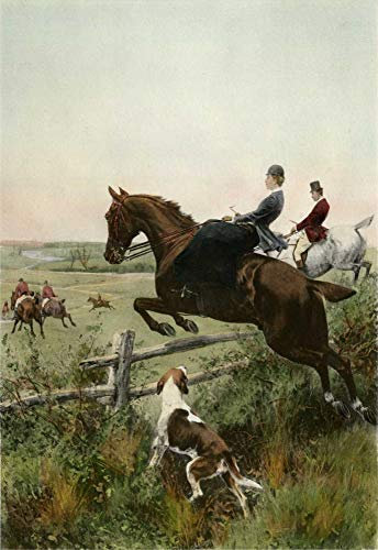 Bild auf gerollter Leinwand In for a Brush Blinks Thomas – Tiere & Natur vertikaler Kunstdruck Jagd Szene Jagd Sport Büro Professionelle Eq Leinwand, Kunstdruck, 66 x 45 cm