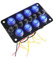12v-24v Panneau De Commutateur, Panneau De Commutateur Bascule éTanche Avec Fusible 10a Panneau Commande Multi-Interrupteurs Pour Voitures Camions Camions Bateaux Motos Yachts