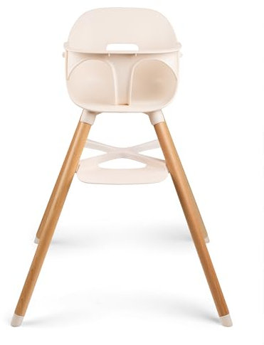 Ziza Hochstuhl für Babys ab 6 Monaten Pearl - Kippsicherer & ergonomischer Kinderstuhl für die ersten Lebensjahre, Einfach aufzubauen, leicht zu reinigen