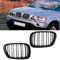 HZTWFC Sportlicher Stil Doppelte Latte Glänzend Schwarz Kühlergrill Nierengrill Ersatz für BMW X5 E53 1998–2003