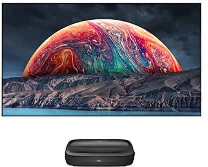 Hisense 100L9G Trichroma Laser TV Beamer 3,000 Lumen 380 Nits (4K UHD, HDR10, Dolby Atmos, DVB-Tuner, Smart TV, WLAN) (20004560) Marca