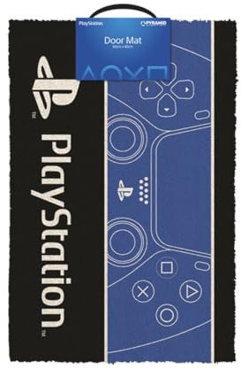 Playstation Fußmatte, (X-Ray Section Design) Kokosfaser Türmatte, Innen und Außen 40cm x 60cm - Offizielles Lizensprodukt