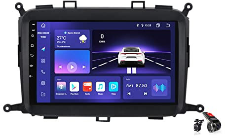 Android 12.0 Radio 2-Din Coche Estéreo para KIA Carens 2013-2018 GPS Navegador 9''Pantalla MP5 Multimedia Video Player Bluetooth FM Receiver con 4G 5G WiFi SWC DSP DVR Carplay,M700s