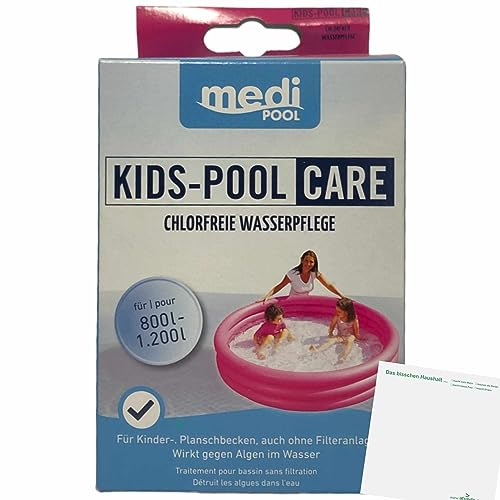 usy medi Pool Kids-Pool Care Chlorfreie Wasserpflege (250ml Packung) Block