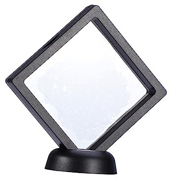 ABOOFAN Box Armbandhalter Schwebender Ringhalter Display Armbandständer Schwebender Rahmen Bilderrahmenständer Ohrringständer Halskettenhalter Rahmen Schmuck Ohrringe 3D