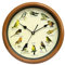 Fenteer Vogel-Wanduhr, Vogeluhr mit Ton, die zu jeder Stunde singt, dekorative Uhr, Hängeuhr, Dekor für Zuhause, Wohnzimmer, Dekoration