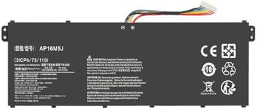 AP16M5J Battery for Acer Aspire 1 A114-31-C4HH A114-31-C0GD A114-31-C1HU A114-31-C76W 3 A314-31 3 A314-31-C0SG A314-31-COSG 315-21-95KF A315-51-51SL Aspire 5 A515-51 5 A515-51-75UY ES1-523-24CW