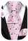 Barry.Wang Set di cravatte da uomo in seta floreale cachemire a righe scozzesi cravatta tascabile gemelli quadrati clip 4 pezzi set business festa di nozze lavoro per uomo cravatta, Cravatta Fiori