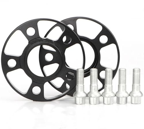 Wheel Spacers 2 Stücke 12/15/20mm 7075 Aluminium Geschmiedet Spurverbreiterungen Adapter PCD 5x112 CB = 66,5mm(ID = OD) Für Mercedes Für M14x1.5 Wheel Spacer Lug Wheel Spacers(2PCS 12mm)