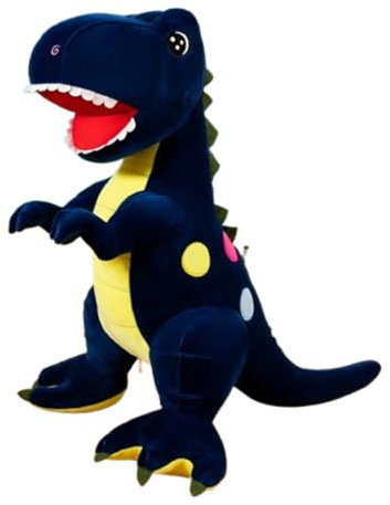 champracer Plüsch Dinosaurier, Dinosaurier Plüsch Spielzeug Plüschtier Kinder Plüsch Kissen groß niedlich Dinosaurier Plüsch Spielzeug Plüsch Kissen Puppe Junge Mädchen Kinder (100 cm,blau)