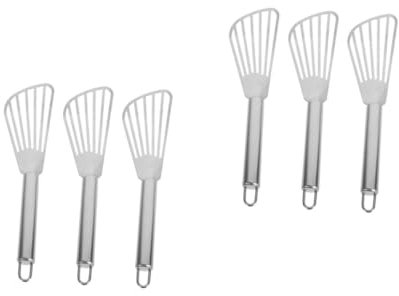 Cabilock 2 Juegos de Espátulas de Cocina de Acero Inoxidable Plancha para Freír de Metal Mango Ergonómico para Mayor Comodidad 3 Piezas