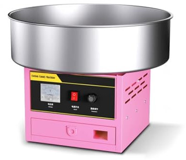 WANGHAI-666 Cotton Candy Makers Commercial Cotton Candy Machine Cotton Sugar Floss Making Machine Stainless Steel Electric DIY Candy Cotton Maker Candy Floss Maker