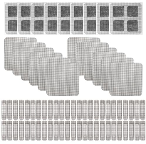 72 Pcs Fliegengitter Reparatur Set Fliegengitter Reparatur Klebeband Fliegengitter Reparatur Reparaturset Fliegengitter Reparaturset FüR Fliegengitter Reparaturset Fliegengitter Reparatur