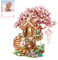 Japanese Sakura Tree House Mini Building Blocks Set, 1149PCS Cherry Tree Micro Architecture Model Toys, STEM Botanical Collection Constructions Bricks Kit, Home Decor or Idea Gifts for Adults Kids