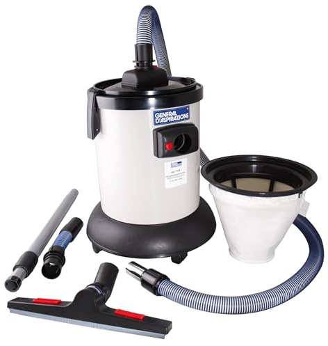 GDA GENERAL D'ASPIRAZIONE Aspiraliquidi con accessorio aspiracenere (capacità 23L) per aspirapolvere centralizzato 0408005