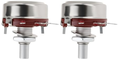 Create idea 2 Stück 2 W/500 k? Verstellbarer Zug, Drahtgewickeltes Potentiometer, Schaftdurchmesser 6 mm, WTH118