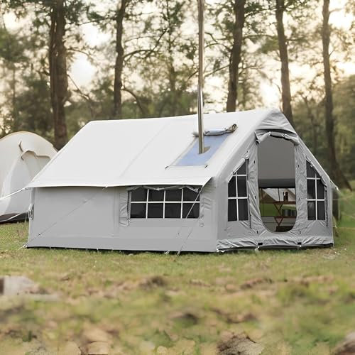 LESBJFDM 10-Personen-Großluftzelt - 4 Jahreszeiten Winddicht & Stabil Mit Aufbewahrungstasche​​ Pop-Up-Luftzelt 6-8 Personen - Pliable Design Mit UV-Schutz & Anti-Wind-Verschluss​