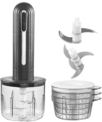 Electric Garlic Chopper, Automatic Kitchen Garlic Chopper – for Kitchen Meat Vegetables Fruits Onion