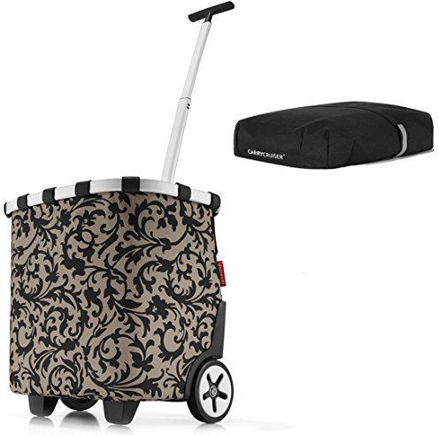 reisenthel Gilching - EXKLUSIVES ANGEBOT! carrycruiser + GRATIS cover! Einkaufskorb Einkaufstasche Einkaufstrolley (baroque taupe)