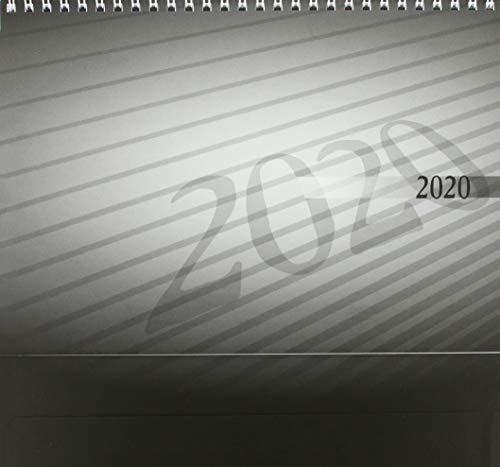 rido/idé 7037100 Monats-/Tischkalender 2020 (1 Blatt = 1 Monat, Blattgröße 24 x 17 cm, Karton-Aufsteller, mit verlängerter Rückwand)